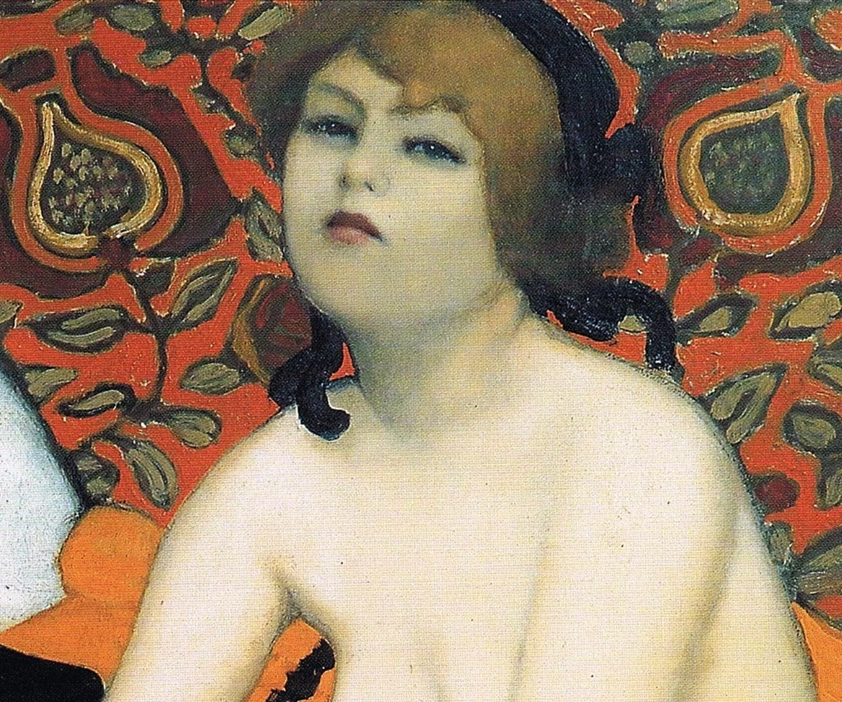 La vestaglia gialla - Koning Boudewijnstichting, Bruxelles, dettaglio